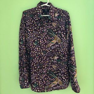 J CREW DRAKE'S - Bird of Paradise Shirt - Size 0